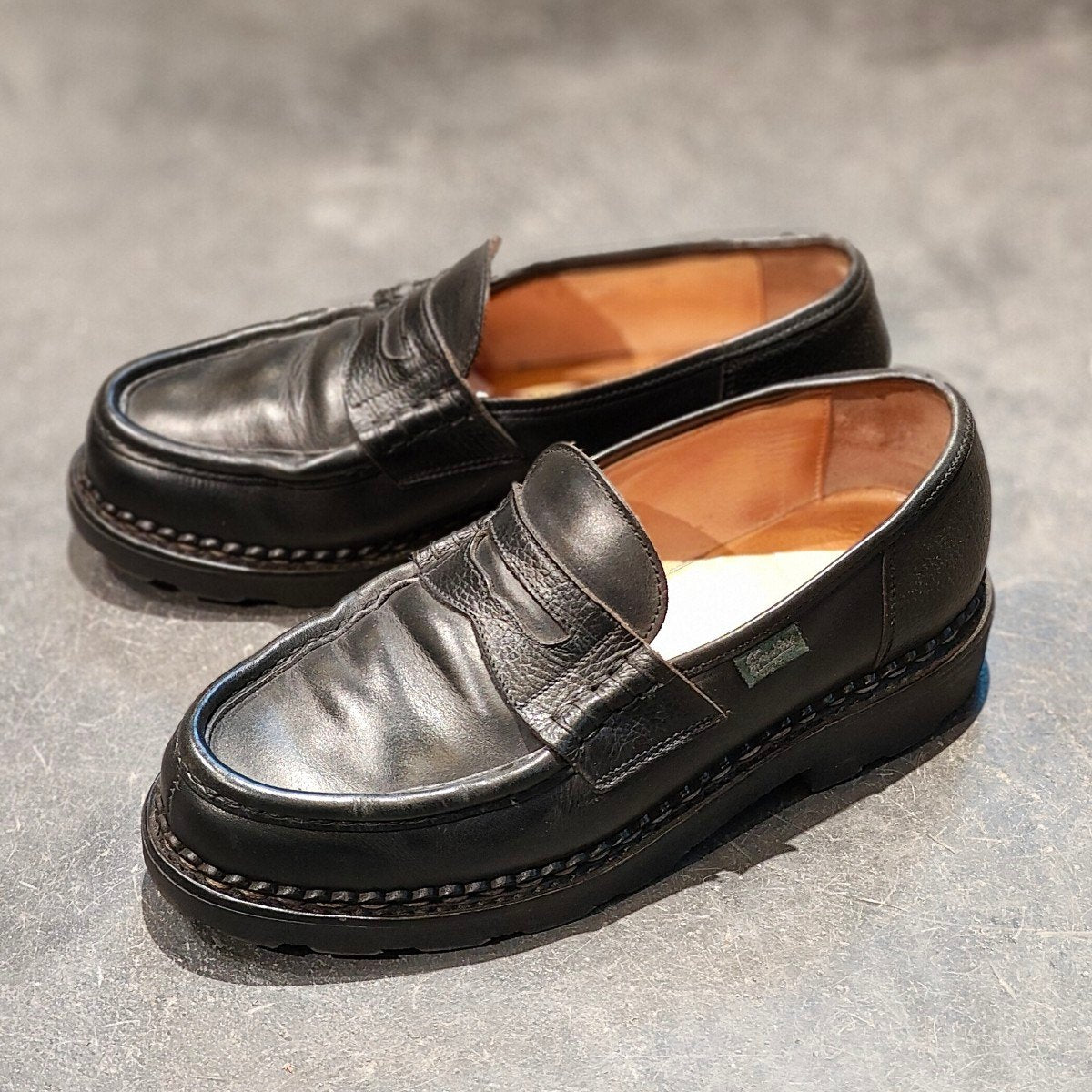 Paraboot】パラブーツ SHIPS別注 ランス コインローファー カーフ