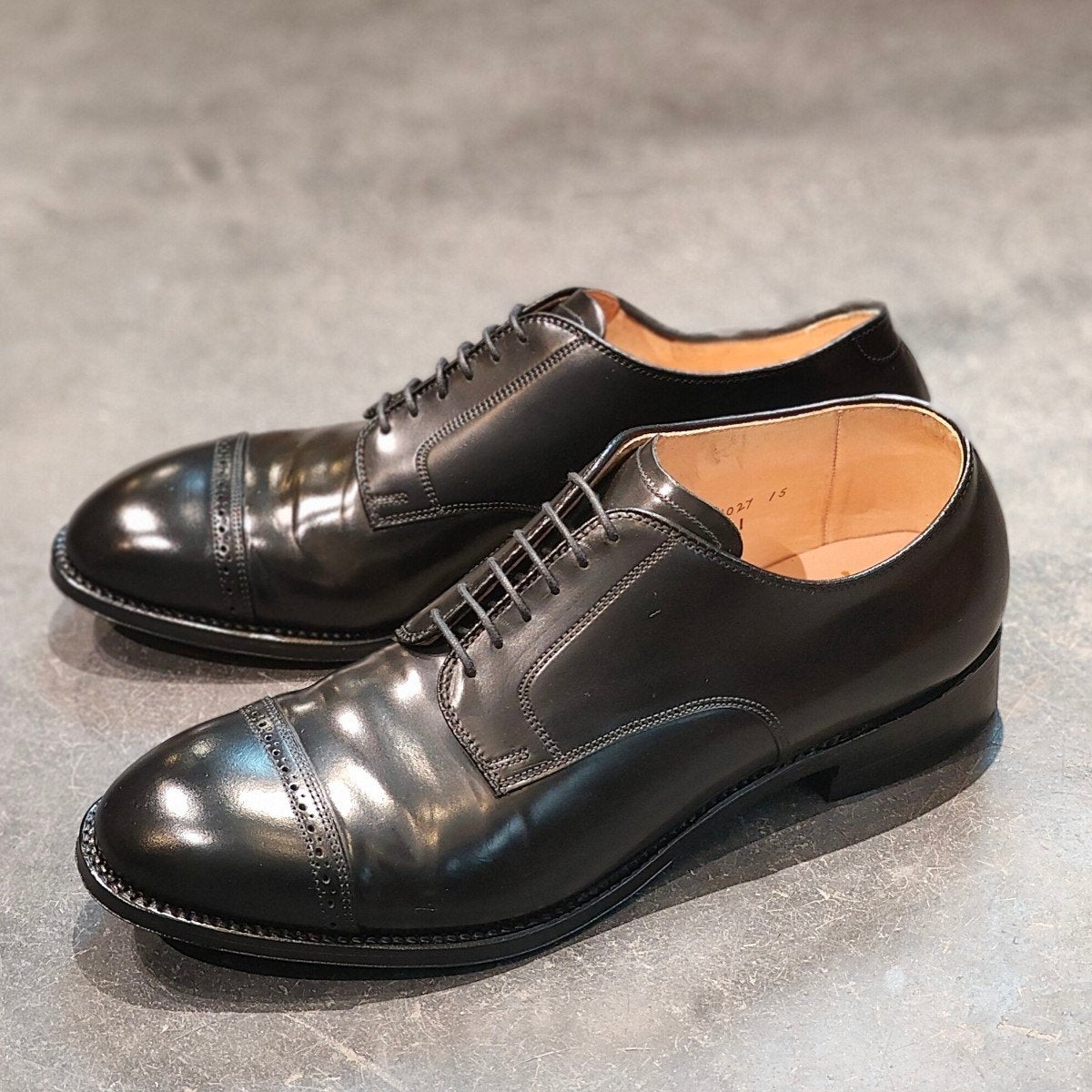 試着程度 【ALDEN】オールデン 56251 パンチドキャップトゥ コードバン