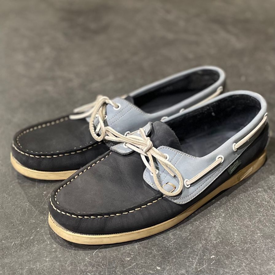 PARABOOT】パラブーツ バース デッキシューズ ヌバック ブルー