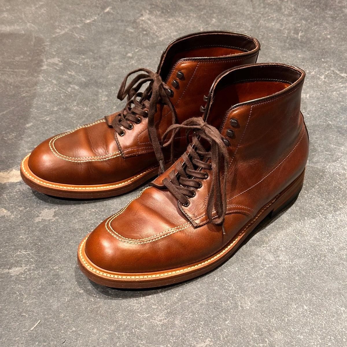 美品【ALDEN】オールデン 403 インディブーツ クロムエクセル ブラウン