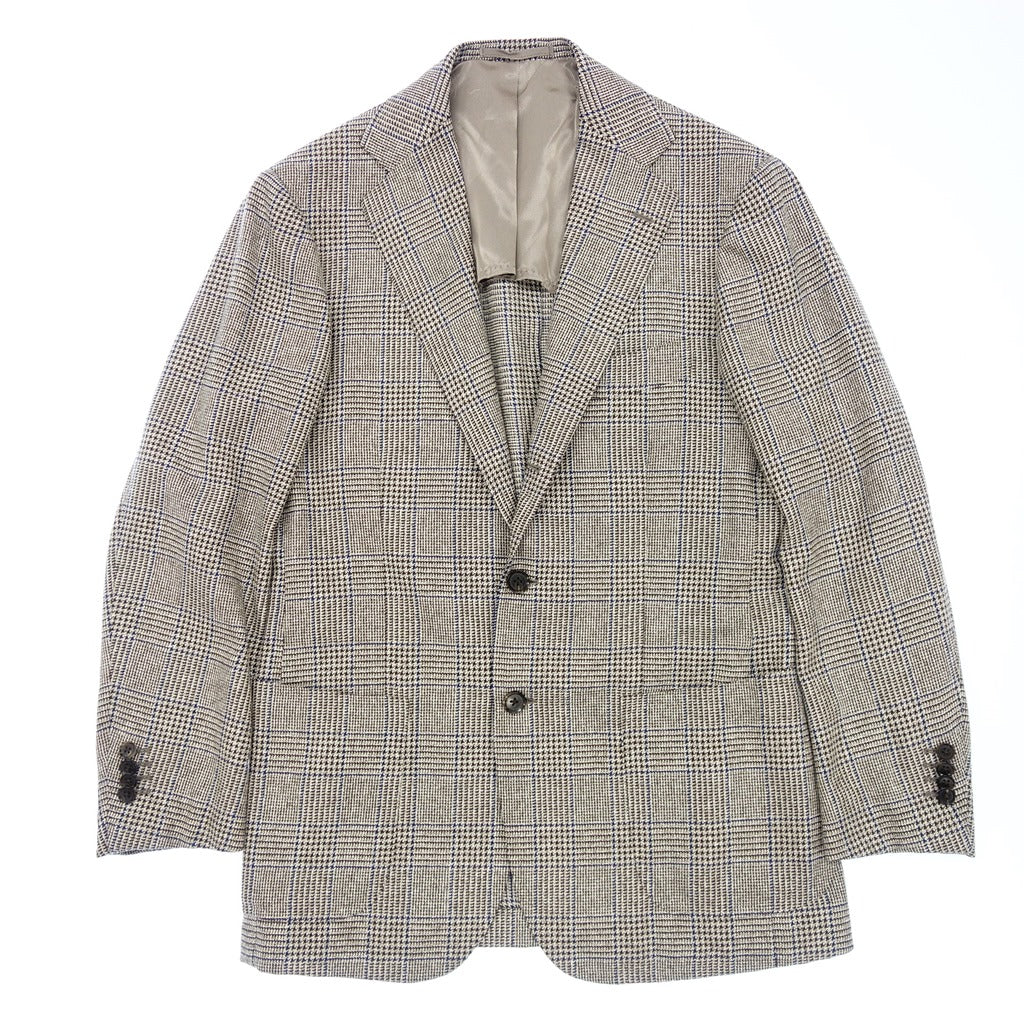 RING JACKET】リングヂャケット グレンチェック 段返り3Bジャケット