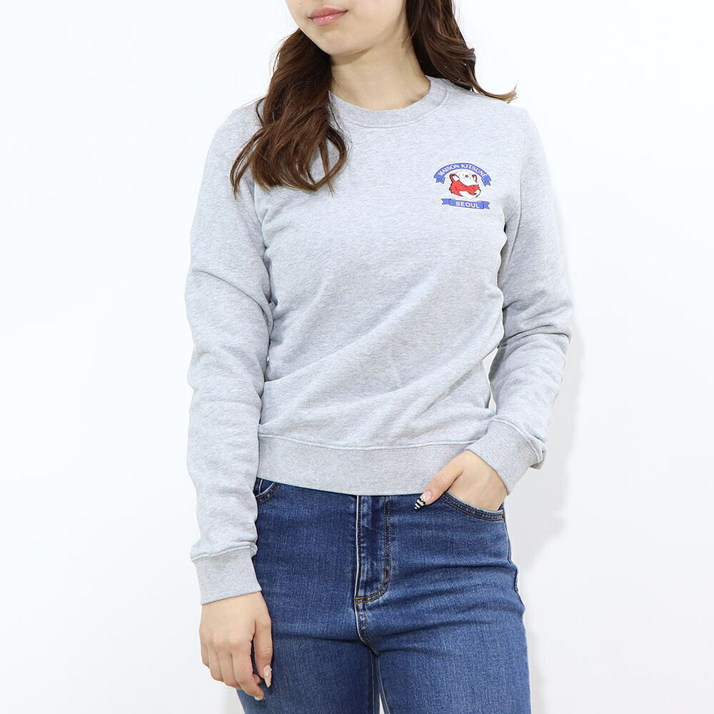 MAISON KITSUNE スウェット グレー ロゴ キツネ SPGALW00301 – LE CHIEN