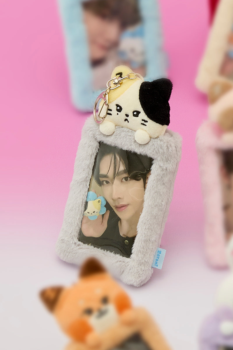 zeroni ぬいぐるみフォトホルダーキーリング(HOME PARTY) rinini