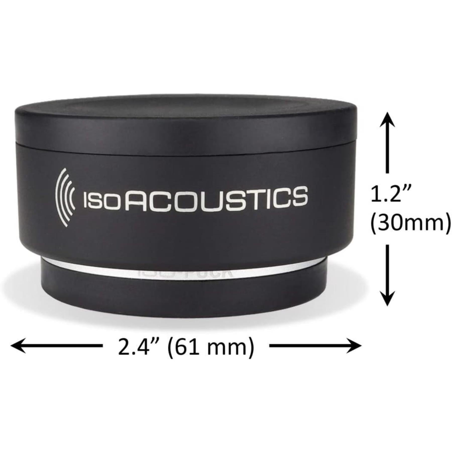 IsoAcoustics Iso-Puck 2-Pack Acoustic Isolators 20 lbs max/Unit