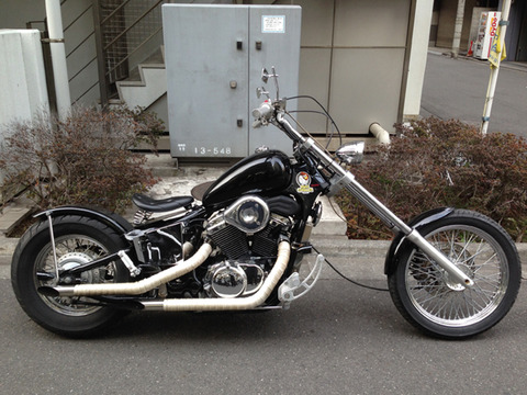 スティード400 ロングフォーク！ワイドトリプル！エンジン好調