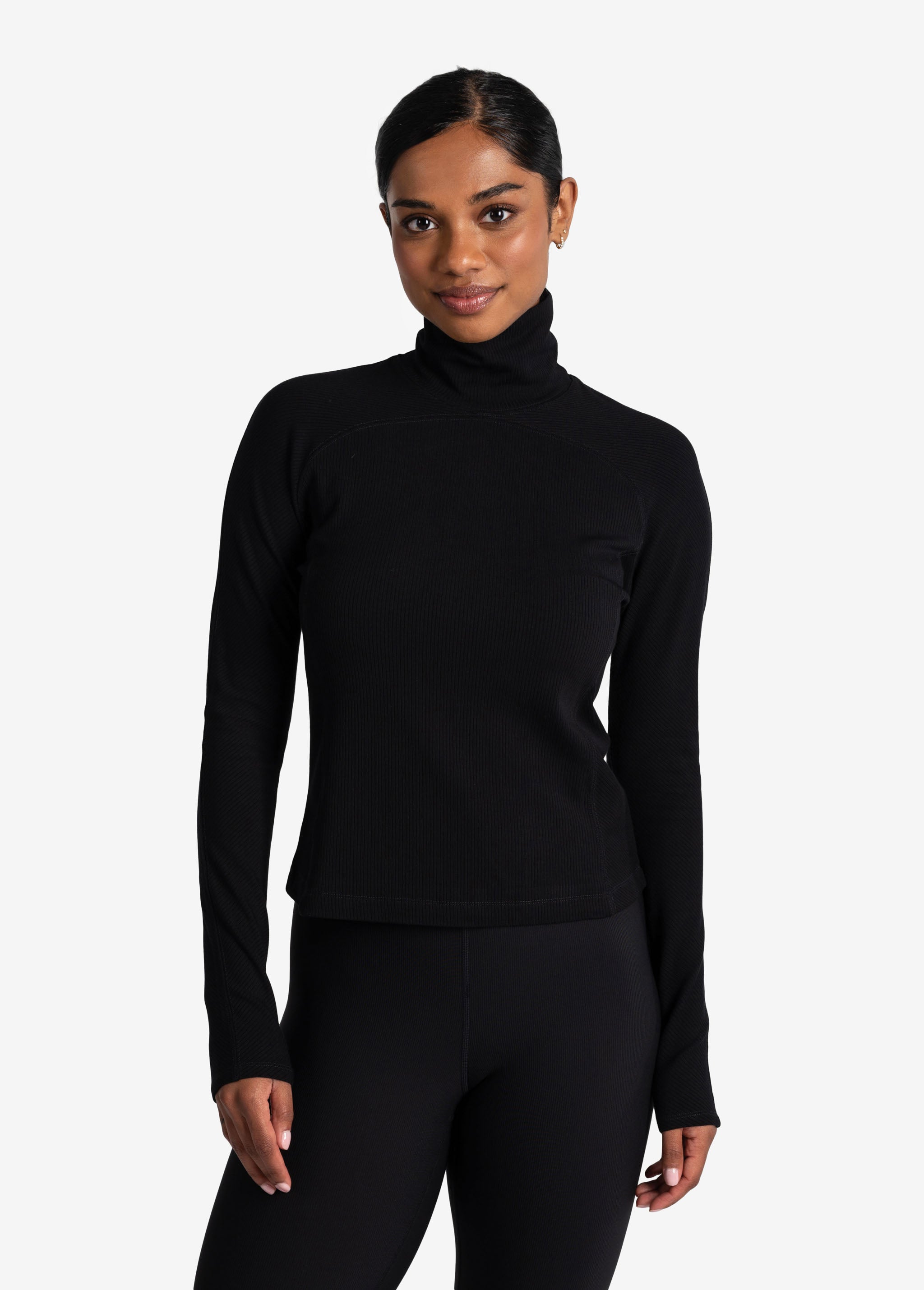Traverse Turtle Neck Long Sleeve | Women's Ribbed Dresses | 4-Way