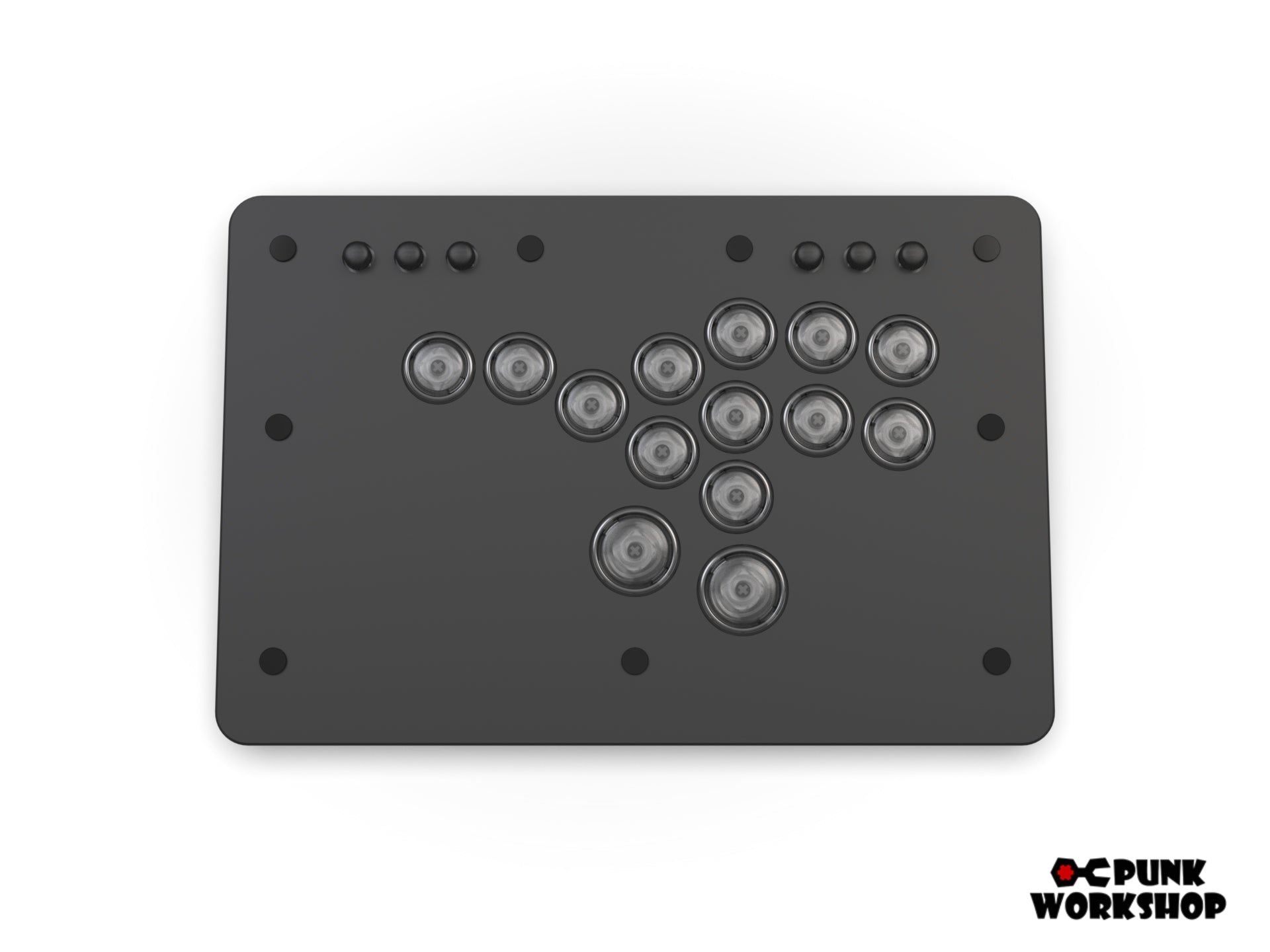 受注生産】MINI BOX レバーレスコントローラー (ボタンレイアウトA/C