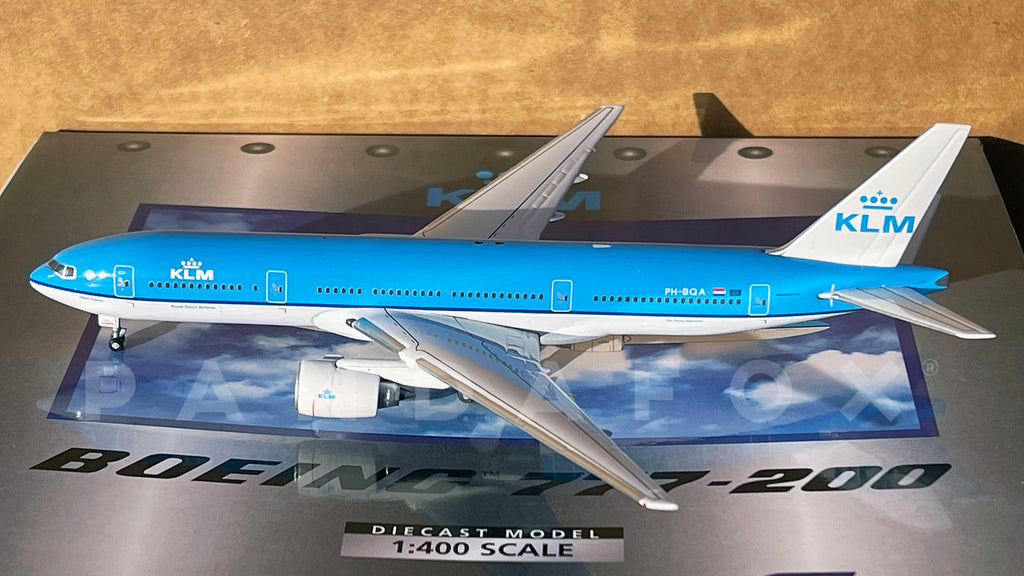 KLM Boeing 777-200ER PH-BQA GeminiJets GJKLM400 Scale 1:400