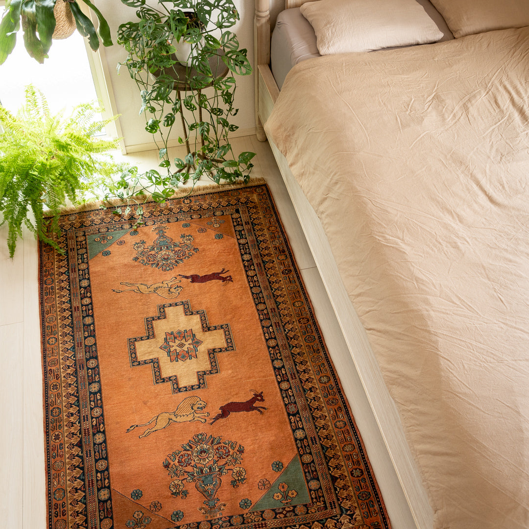 ペルシャ手織りキリム ウール ラグ シルジャン 101×157cm – Persiadirect