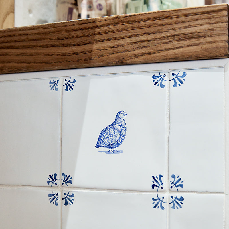 Grouse Delft Tile | Petra Palumbo