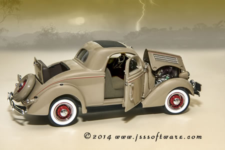 PhillyMint Diecast - Danbury Mint 1935 Ford Deluxe Coupe Limited