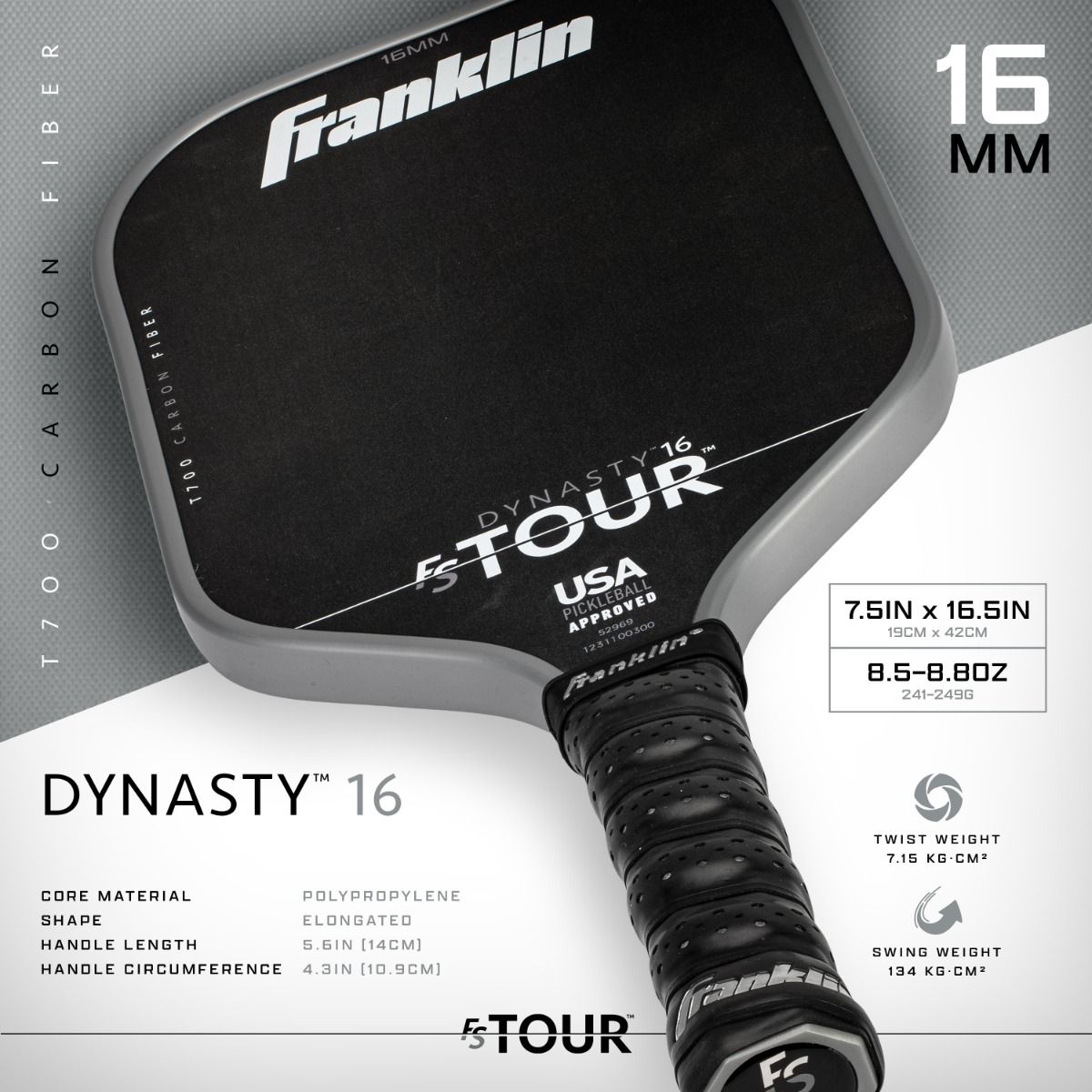 ピックルボールワン公式ショップ Franklin FS TOUR DYNASTY 16