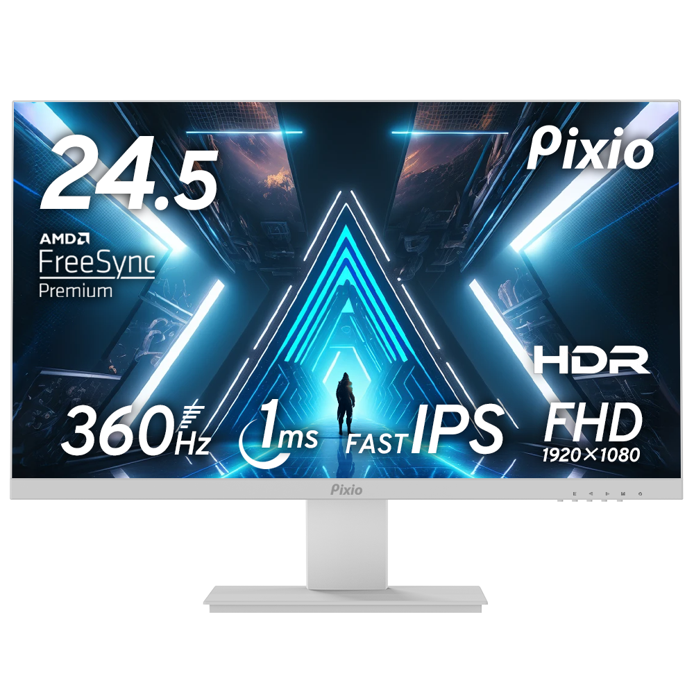 PX259PSW / ホワイト | 24.5インチ 360Hz FHD IPSゲーミングモニター