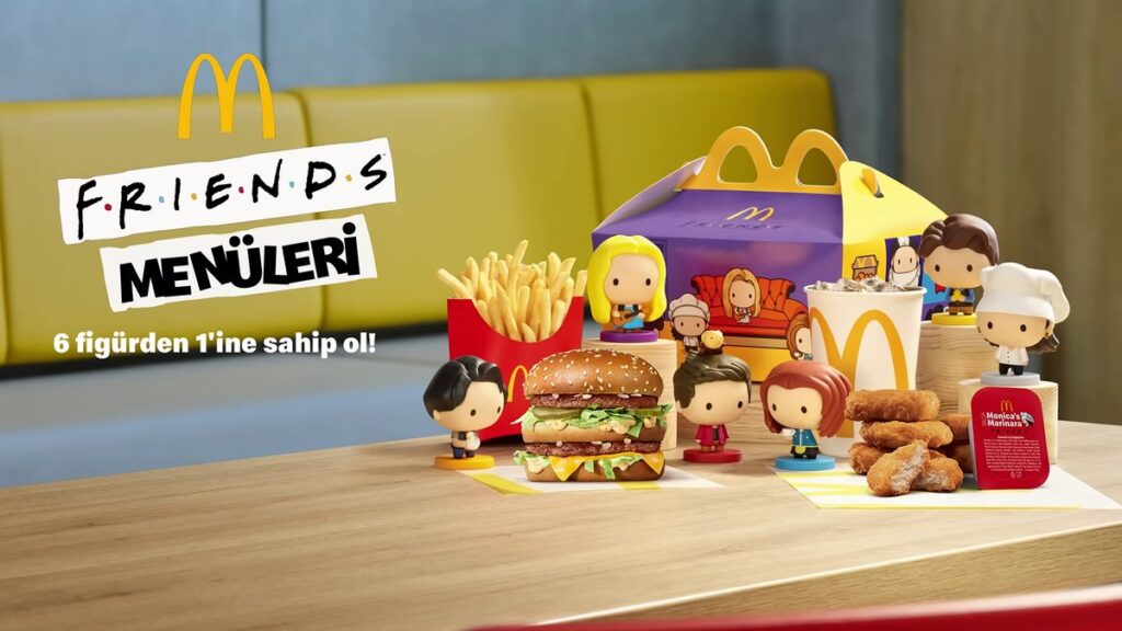マクドナルド×フレンズ：モニカの特製ソース＆全6種フィギュア付き