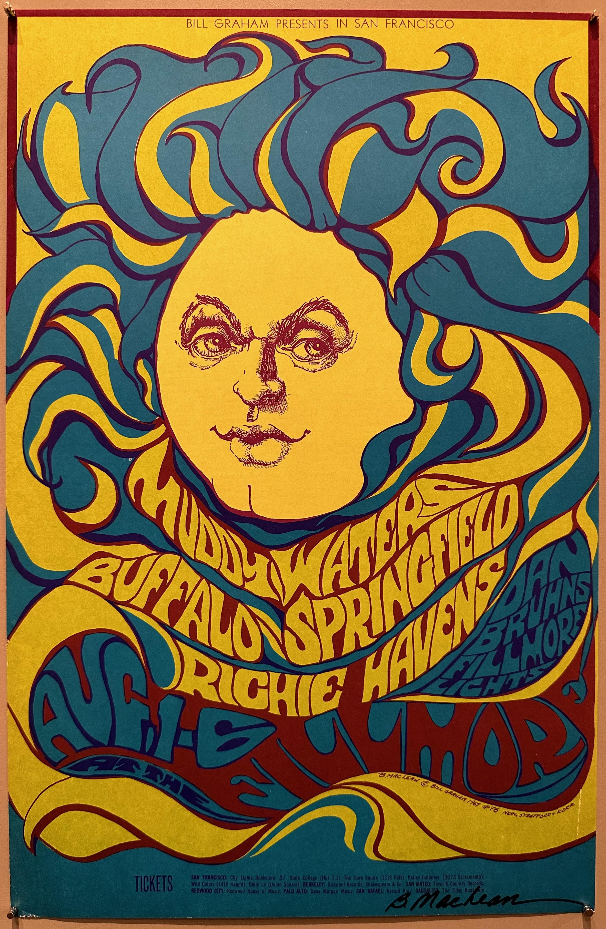 Muddy Waters Fillmore West Poster – Poster Museum