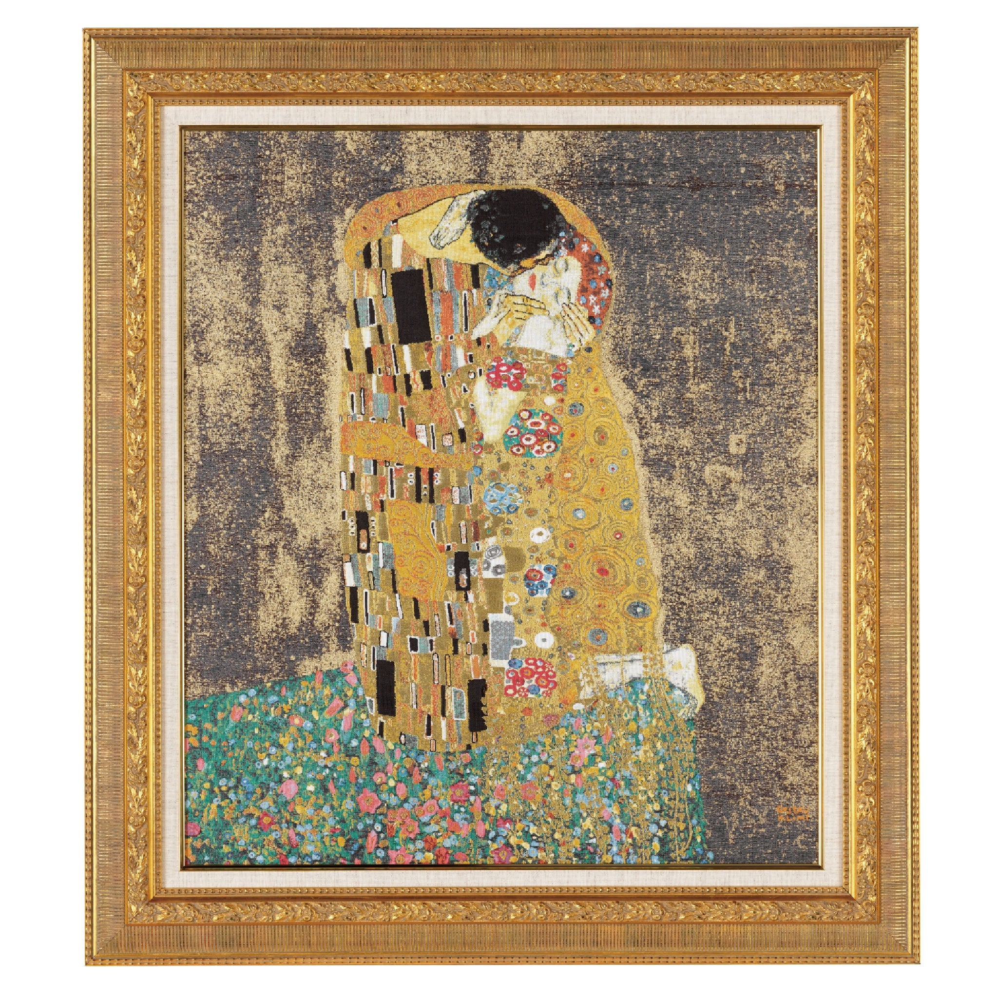 クリムト The Kiss ザ・キス 壁掛け 大判 絵画 額縁 クリムト The Kiss