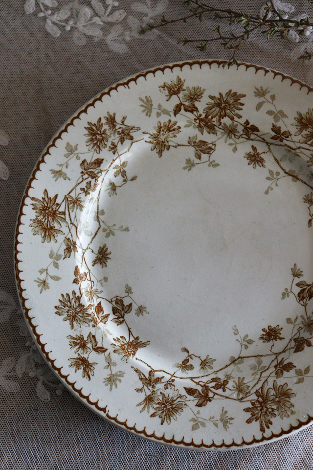 フランスアンティーク Creil et Montereau Mignardiseシリーズ