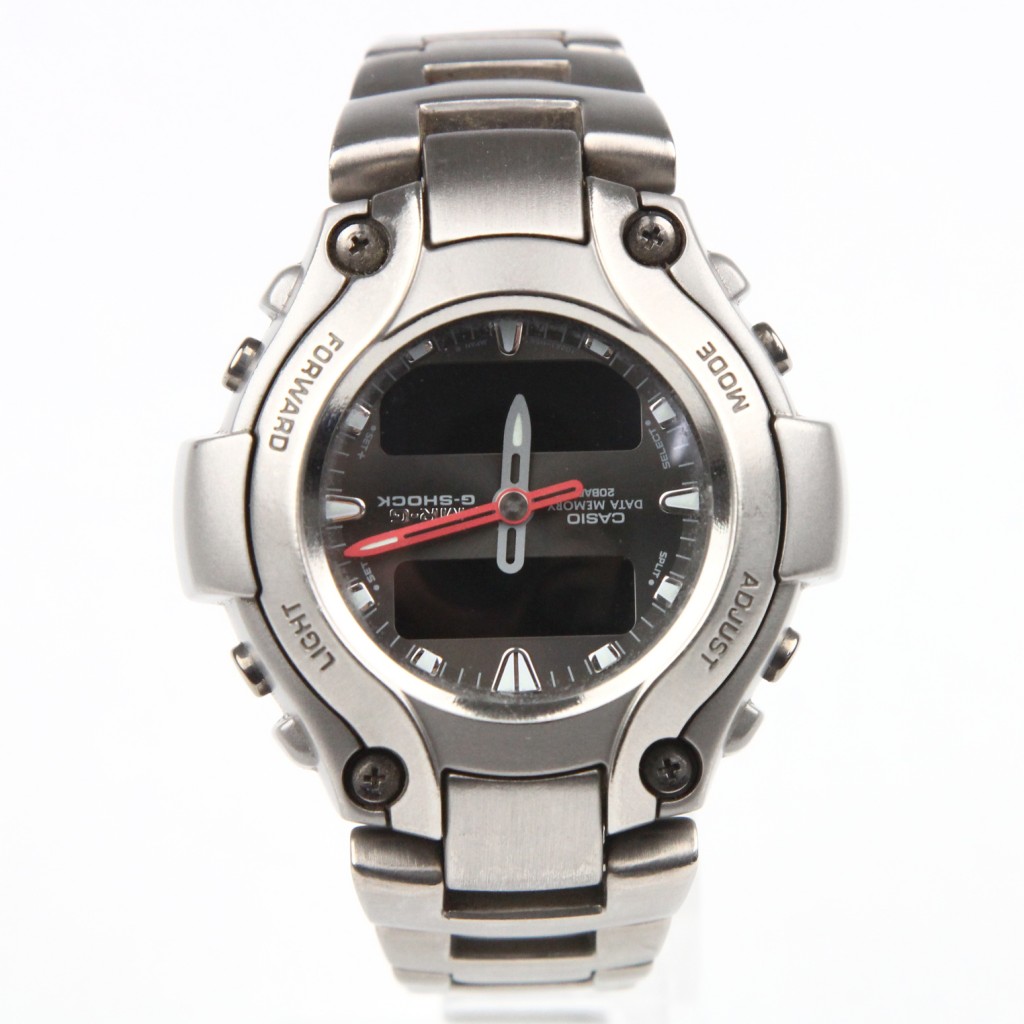 カシオ G-SHOCK MR-G MRG-130T-1A デジアナ チタンバンドモデル