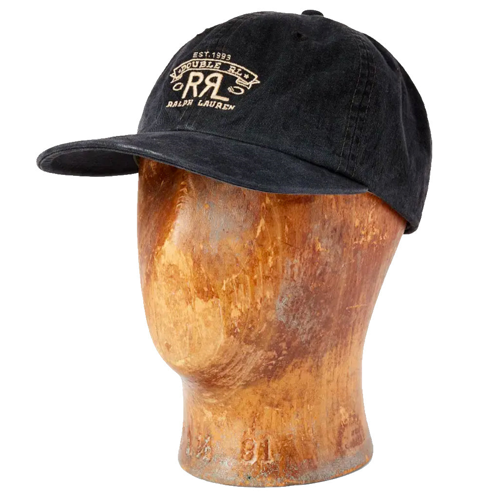 Double RL『RRL RANCH LOGO TWILL BALL CAP』(BLACK) – Reggieshop