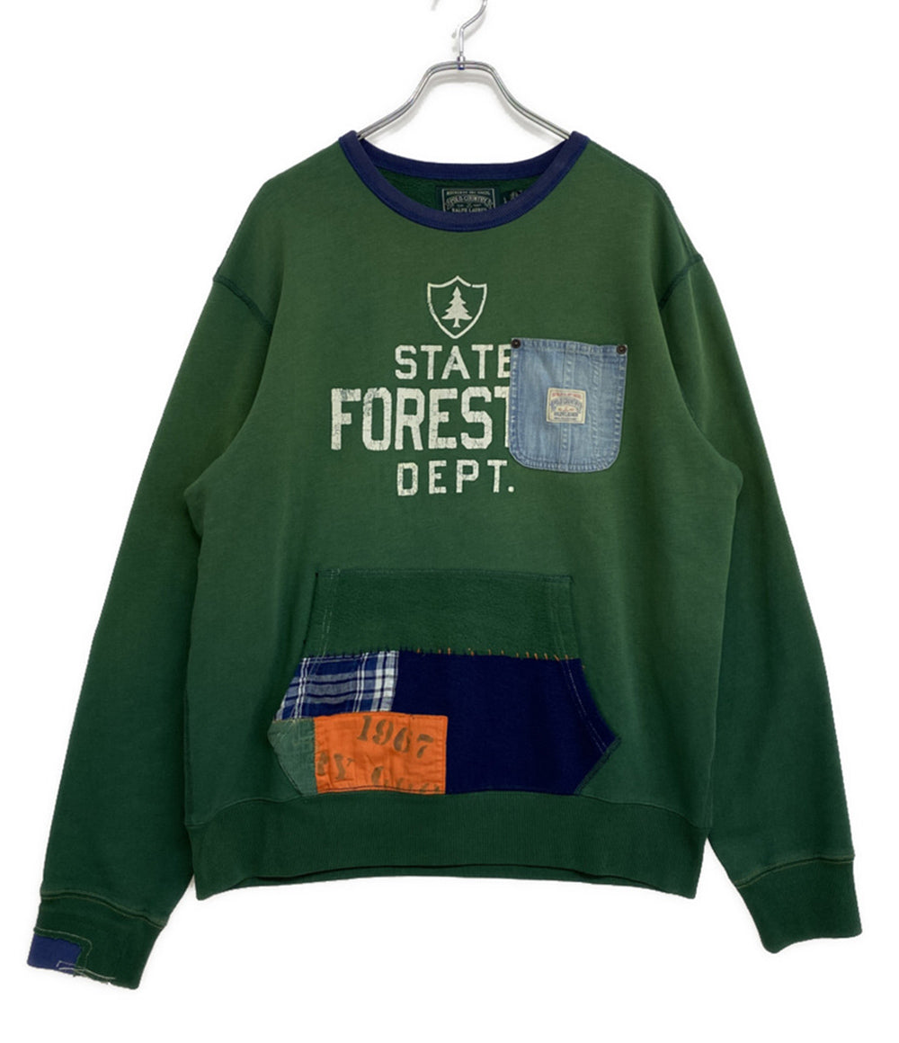 美品 POLO COUNTRY RALPH LAUREN ポロカントリー スウェット パッチ