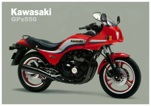 1983-1985 Kawasaki ZX550 GPZ550 F Service Manual – retro