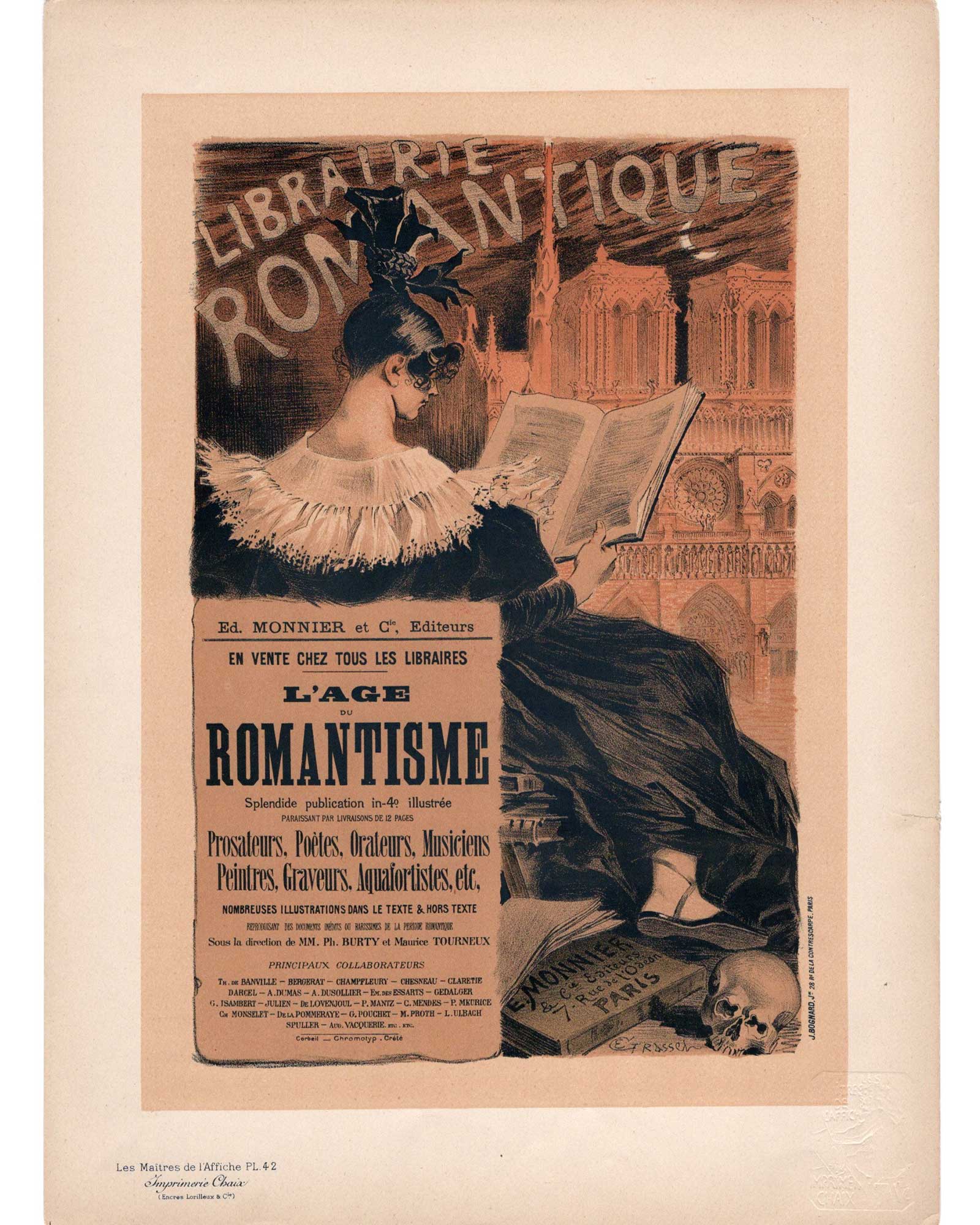 ウジェーヌ・グラッセ ≪リブレリー・ロマンティック≫ 1896年｜絵画