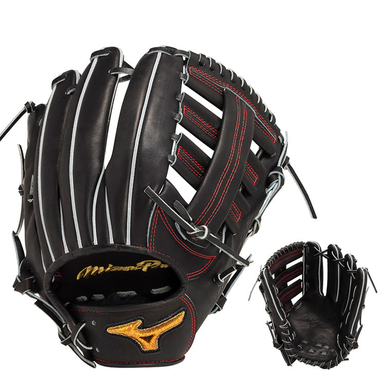 平裏刺繍1円】2025モデル ミズノプロ 限定 硬式 グローブ グラブ 外