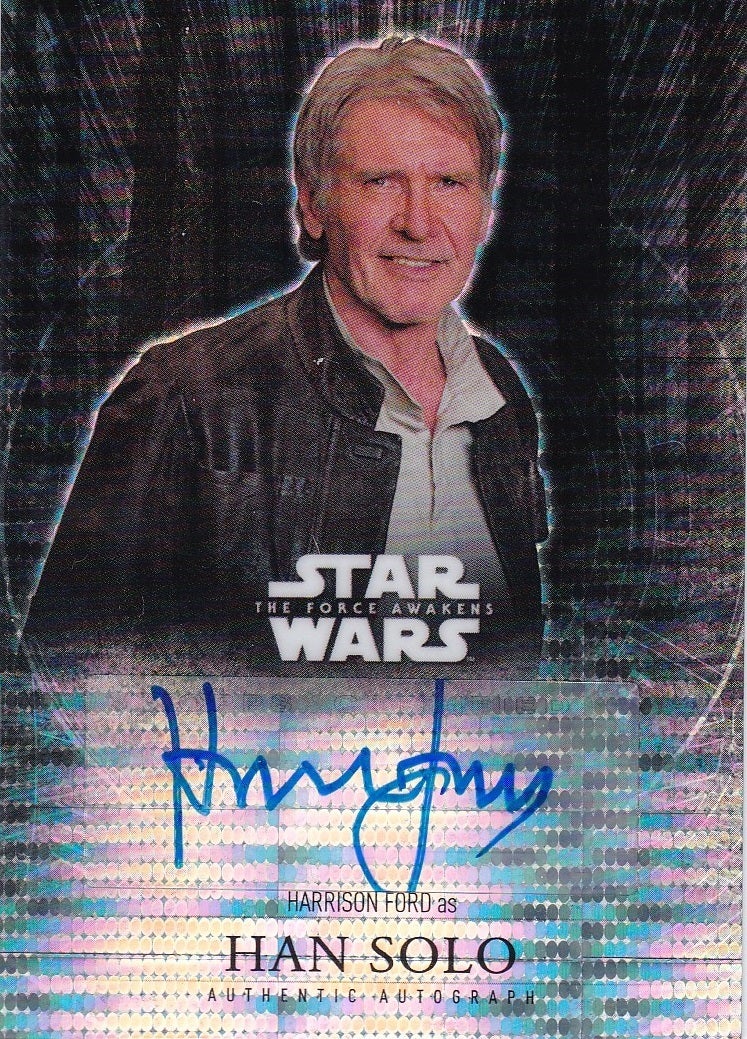 STAR WARS ハリソン・フォードの直筆サイン（3枚限定）入荷！ヤフオク