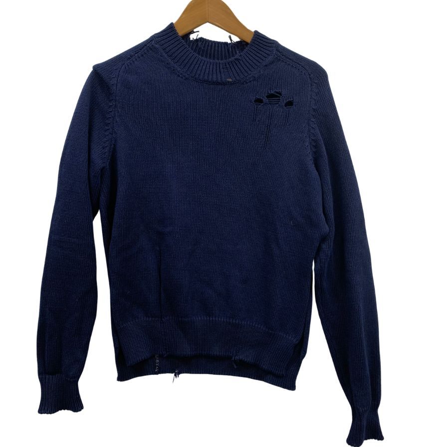 美品◇メゾンマルジェラ ニット 22AW サイドスリット デコントラクテ