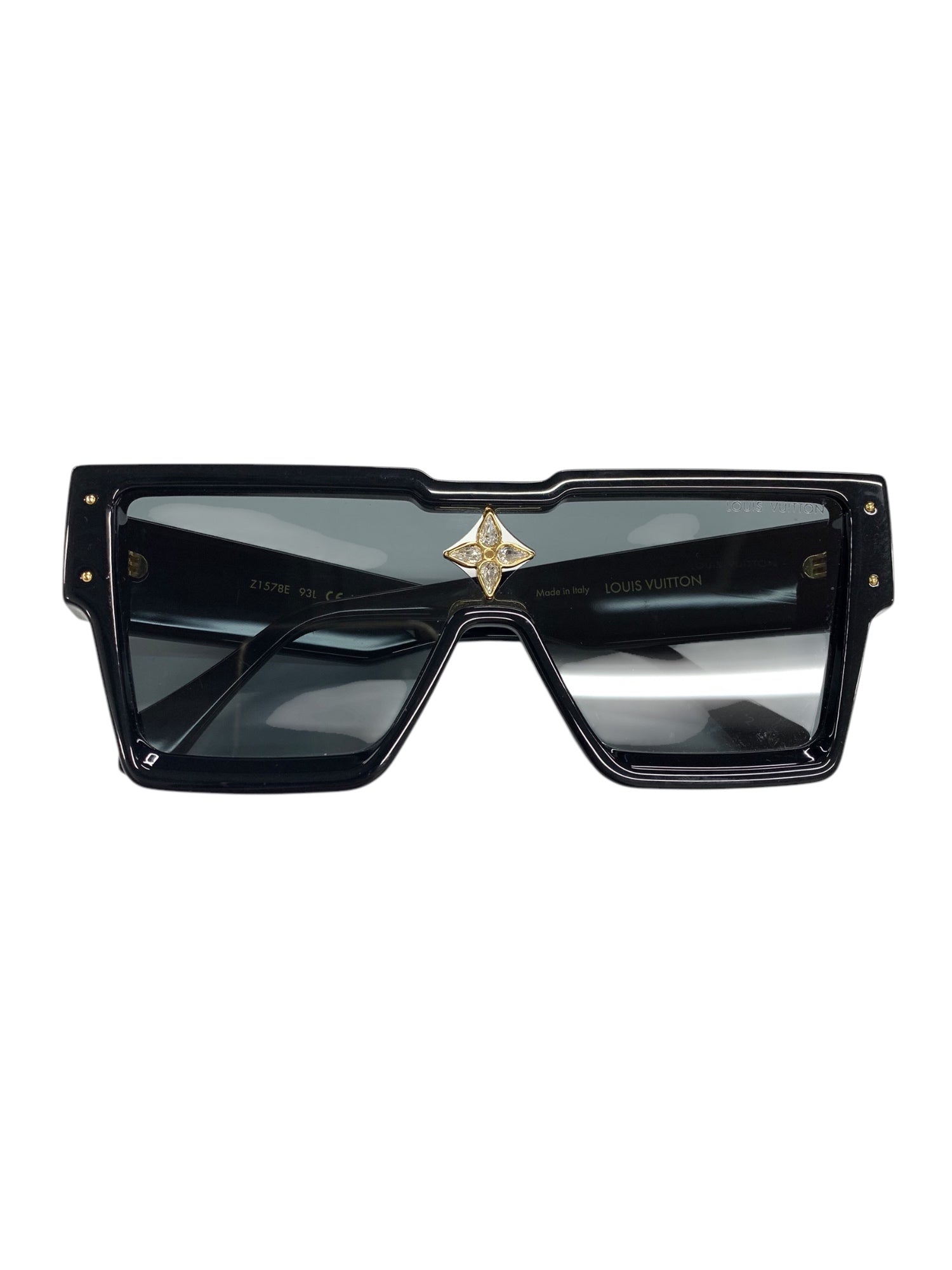 ルイヴィトン Z1578E サングラス ブラック サイクロン スワロフスキー