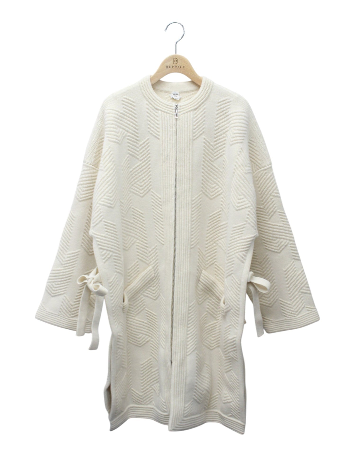 エルメス コート Hモチーフ コートカーディガン 総柄 | ビープライス