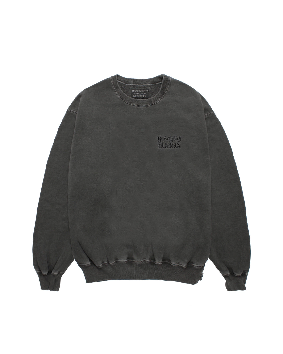WACKO MARIA(ワコマリア) / WASHED MIDDLE WEIGHT CREW NECK SWEAT