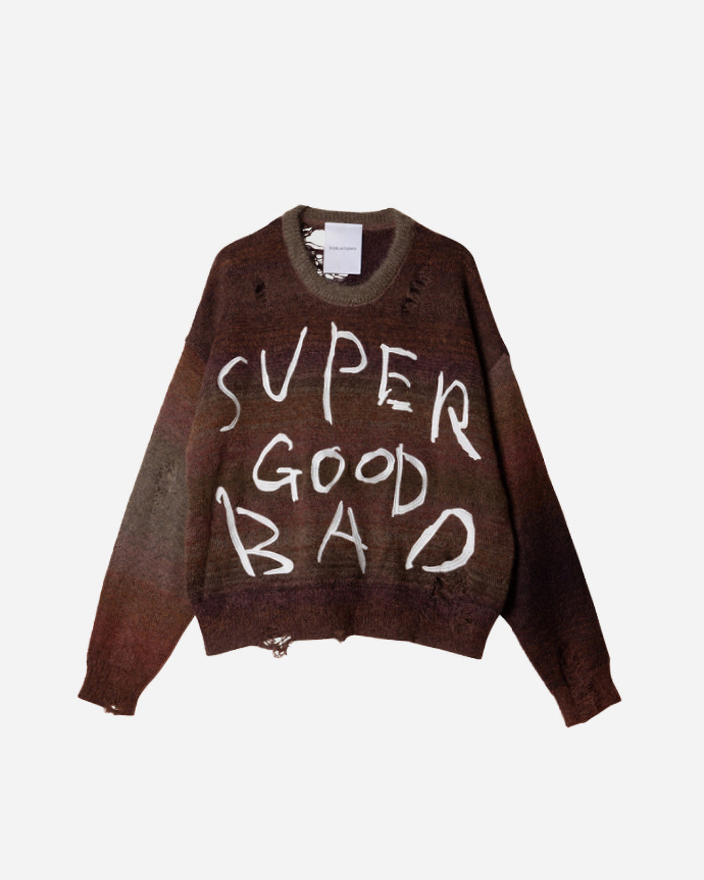 sublations / EMBROIDERY KASURI PO KNIT