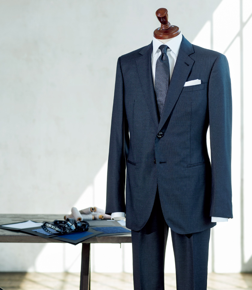 ジョルジオ アルマーニ〉なら本格オーダーメイドもまさかのスピード感
