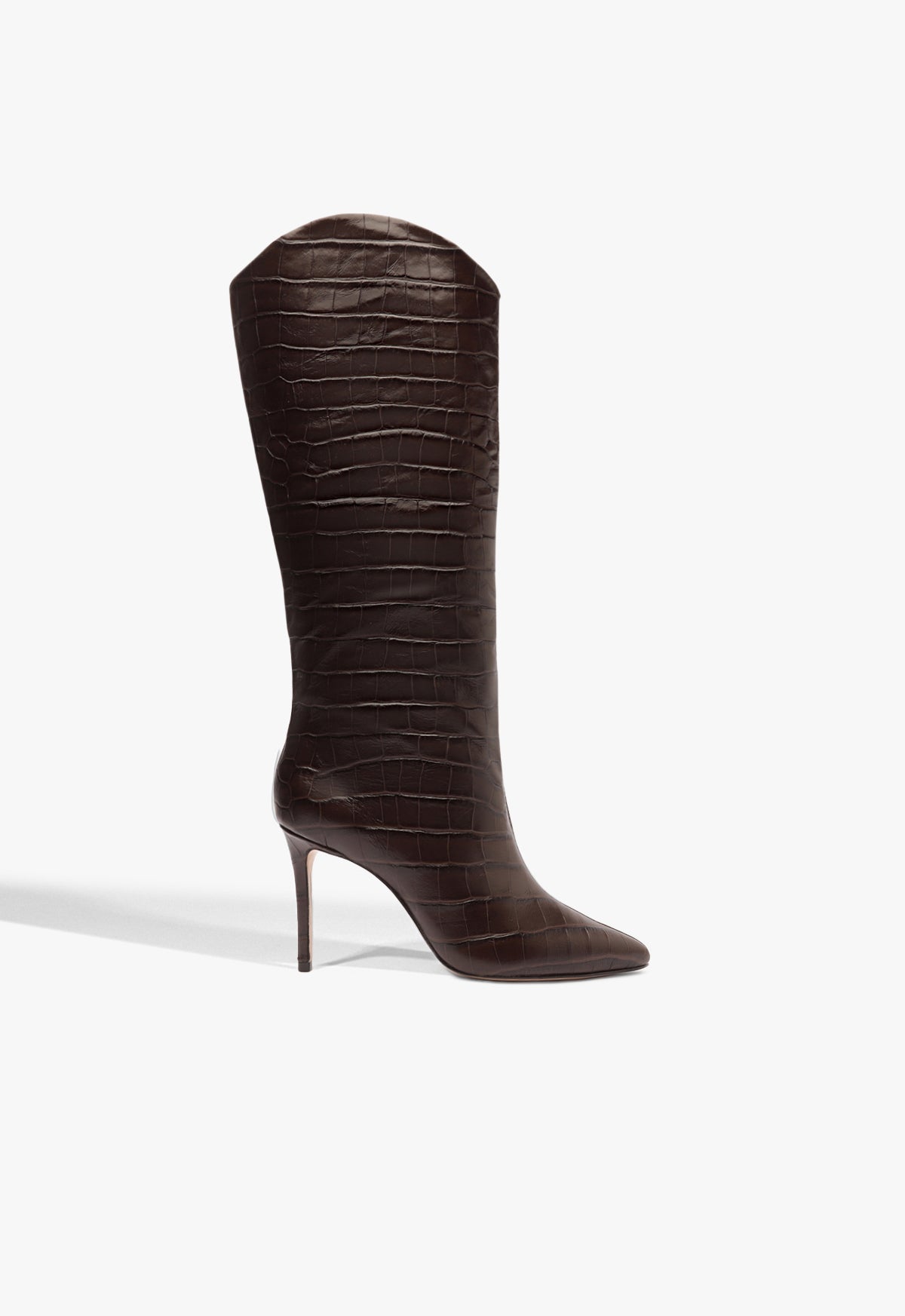 Dark Chocolate Croc Boot Maryana | SCHUTZ