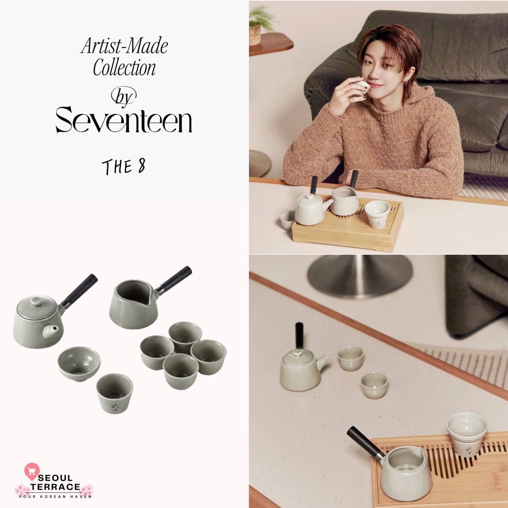 SEVENTEEN The8 - Artist-Made Collection Tea 8 Time Set – SEOUL TERRACE
