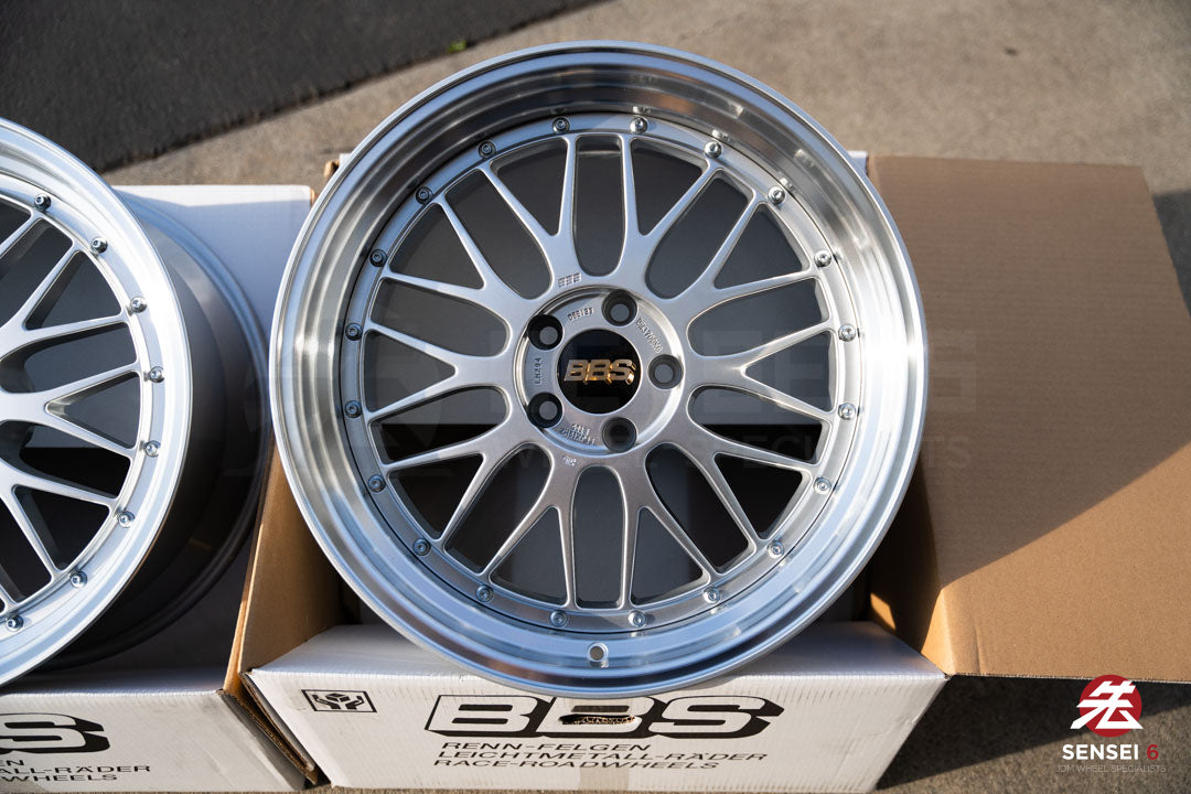 BBS LM / 19x9.5 +23, 19x11 +35 / 5x112 / Diamond Silver – Sensei 6