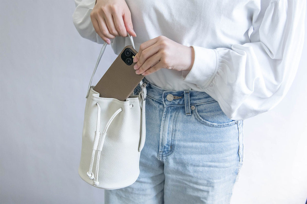 大人巾着バッグ プレミアムレザー – SINSIN