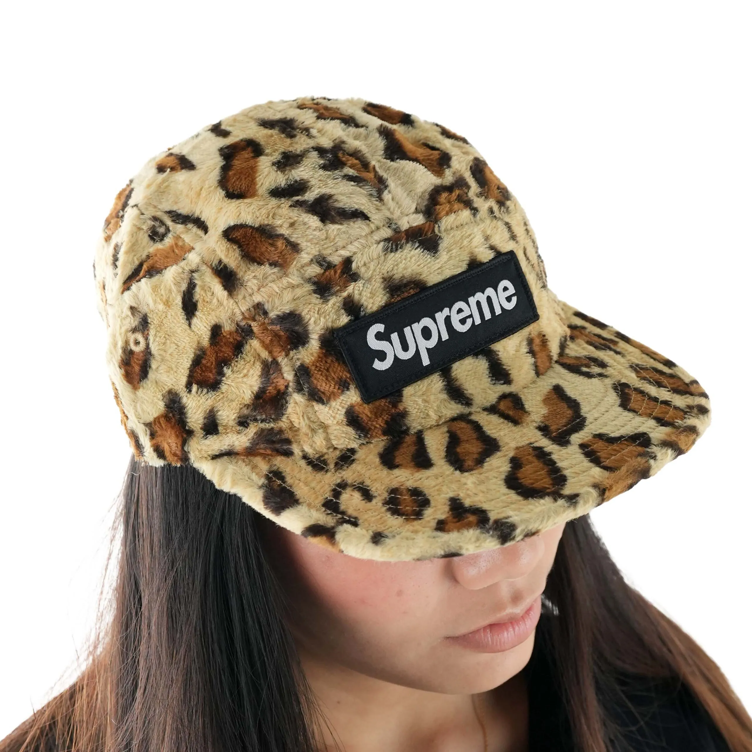 Supreme GOODENOUGH Crushed Rayon Camp Leopard Cap SS25 | Senikersku