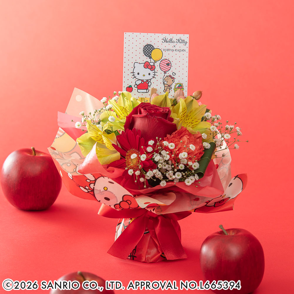 母の日 サンリオ ハローキティそのまま飾れるブーケ | 花・花束を贈る