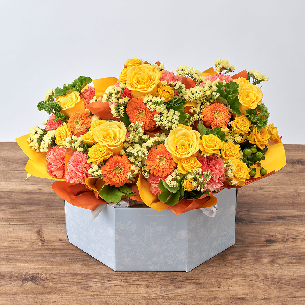 シェアフラワー（オレンジ系） | 花・花束を贈るフラワーギフト通販の