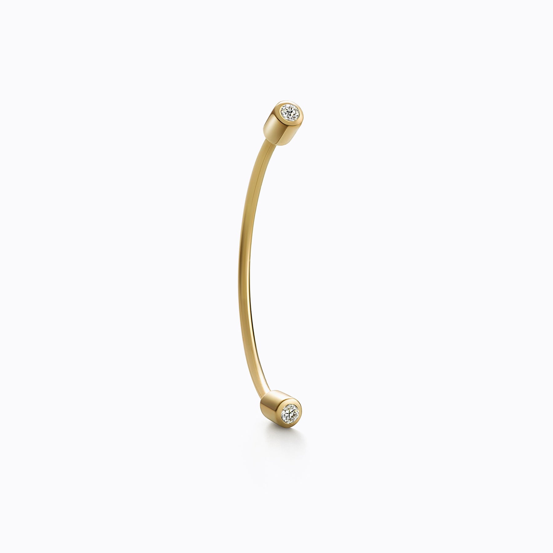 Diamond Twist Curl Earring 01 - SHIHARA