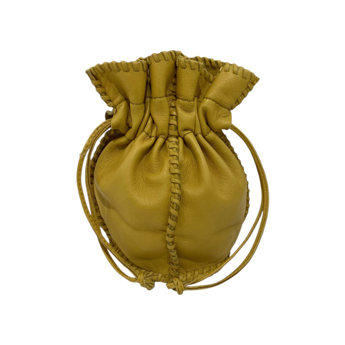 HERMES(エルメス) 巾着ポーチ S刻印 イエロー｜【公式】カインドオル