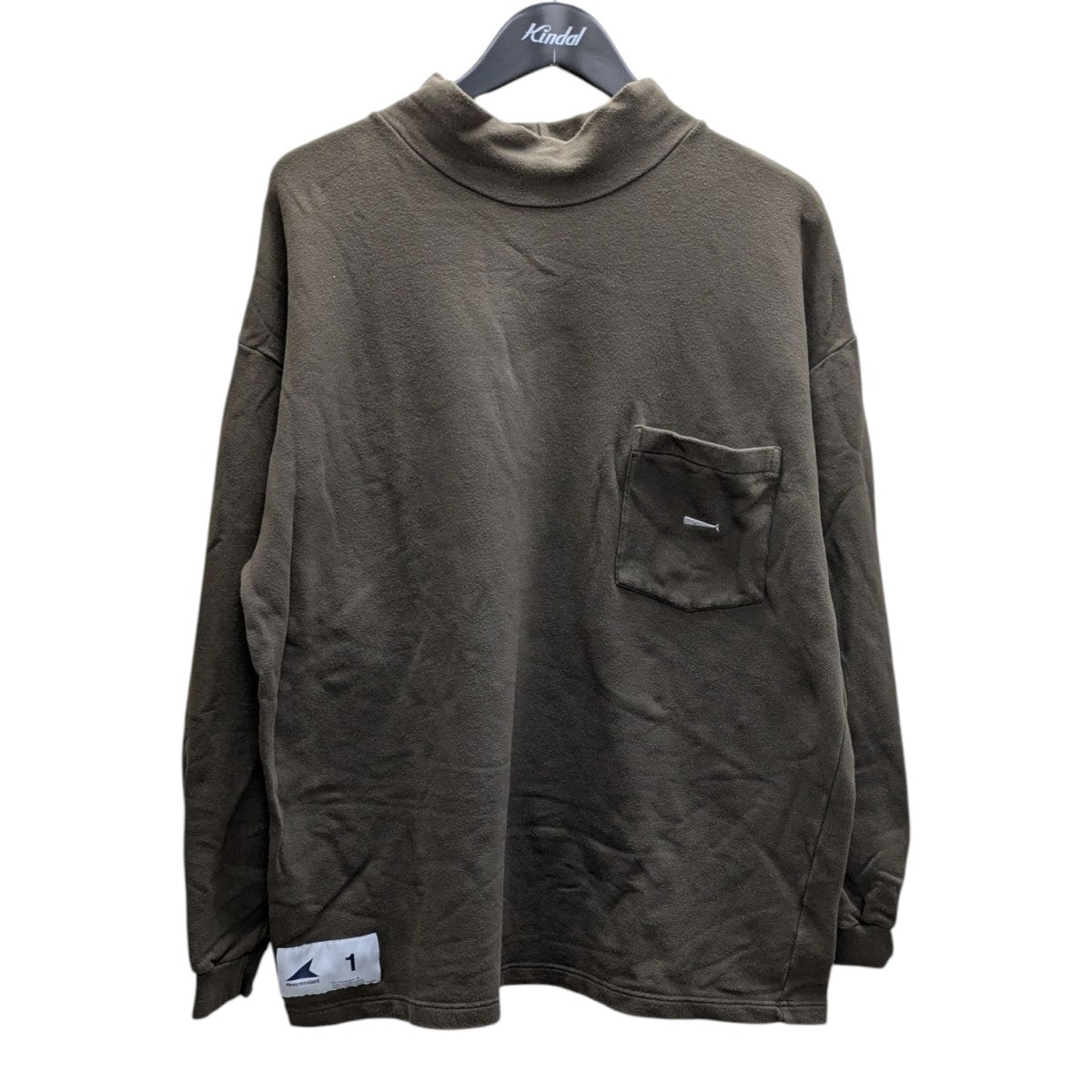 DESCENDANT(ディセンダント) 23AW TORTOISE MOCK NECK LS モックネック
