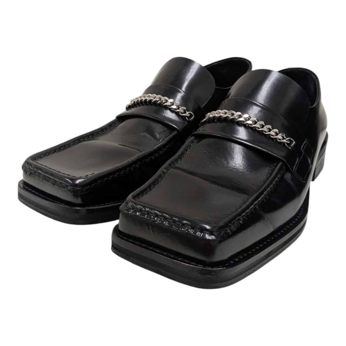 Martine rose(マーティンローズ) 25SSSQUARE TOE LOAFERレザー