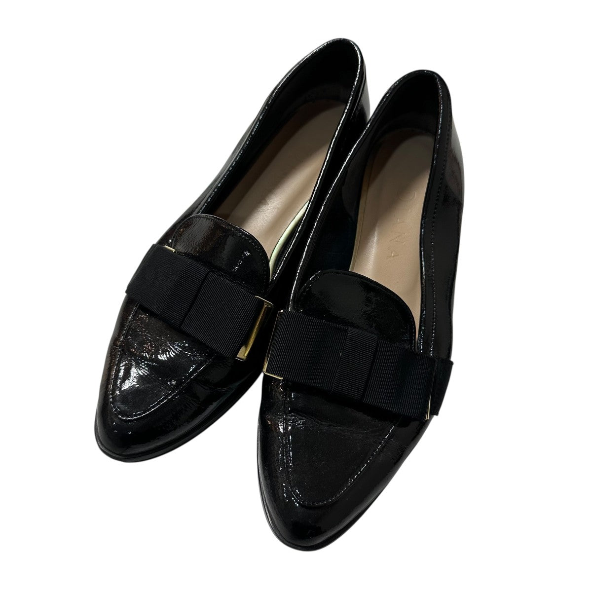 DIANA(ダイアナ) 平リボンオペラシューズパンプスkw 42307 kw 42307