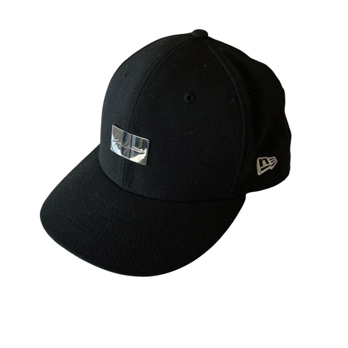 YOHJI YAMAMOTO×New Era メタルプレートキャップ ブラック サイズ 7 1