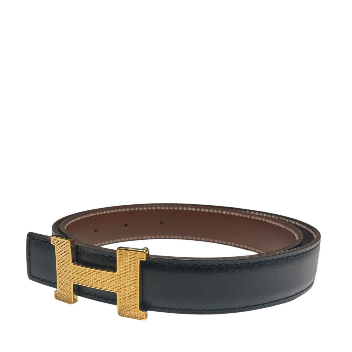 HERMES(エルメス) □G刻印レザーベルト ブラウン｜【公式】カインド