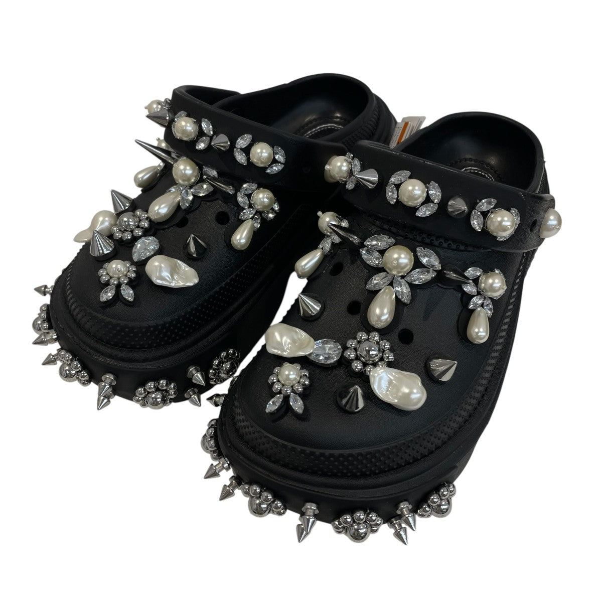 Simone Rocha×crocs Stomp Clog BLACK厚底サンダル ブラック サイズ