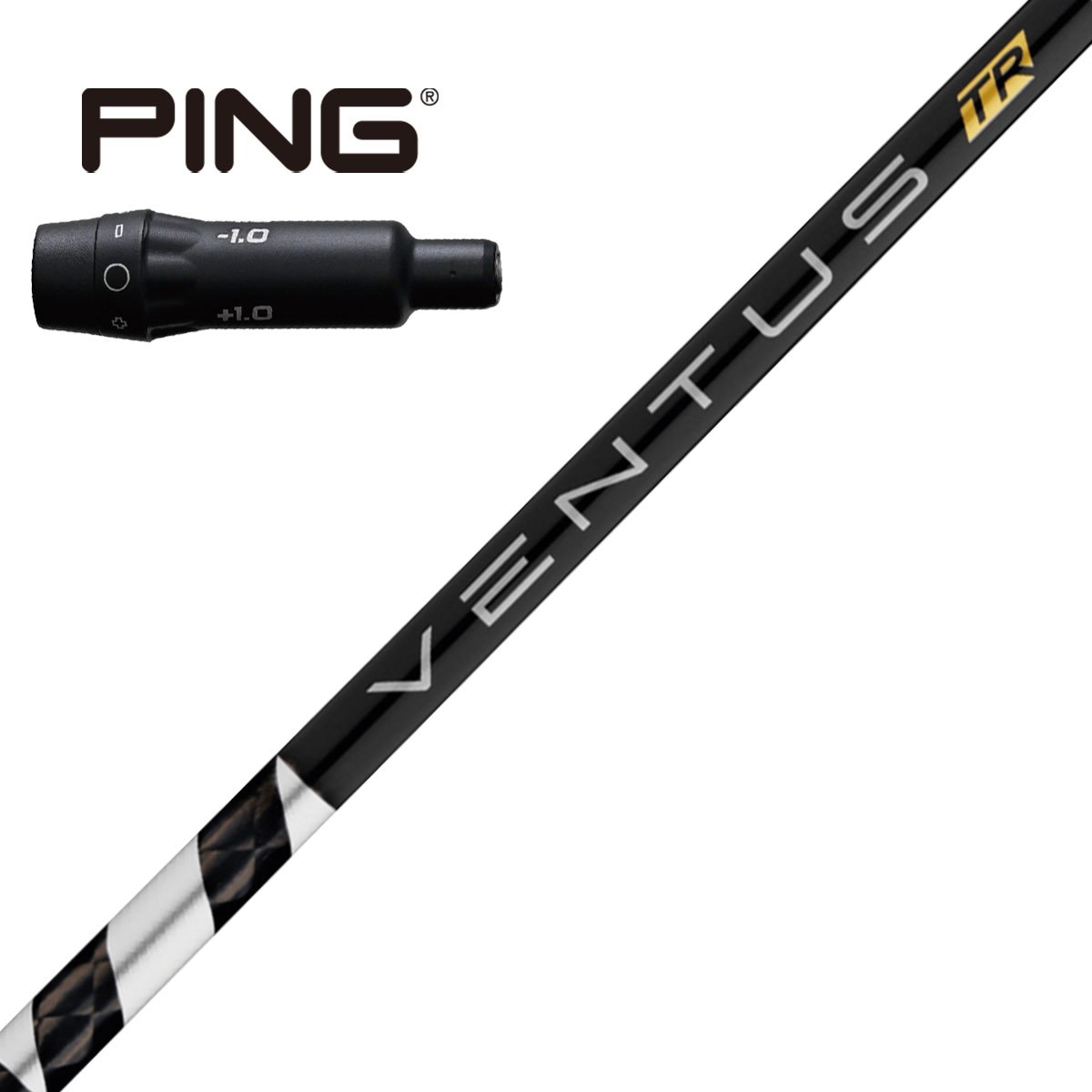 フジクラ ベンタスブラック 5s タイトスリーブ付 ドライバー用 ピン